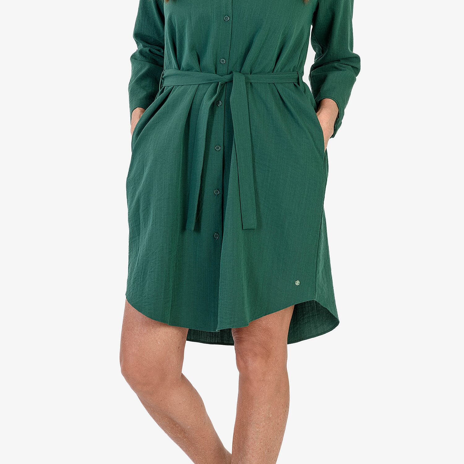 Anamor Solid Colour Shirt Dress
