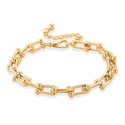 DESIGNER INSPIRED - INDUSTRIAL Bracelet In silver tone (Size - 8-2 Inch Ext)