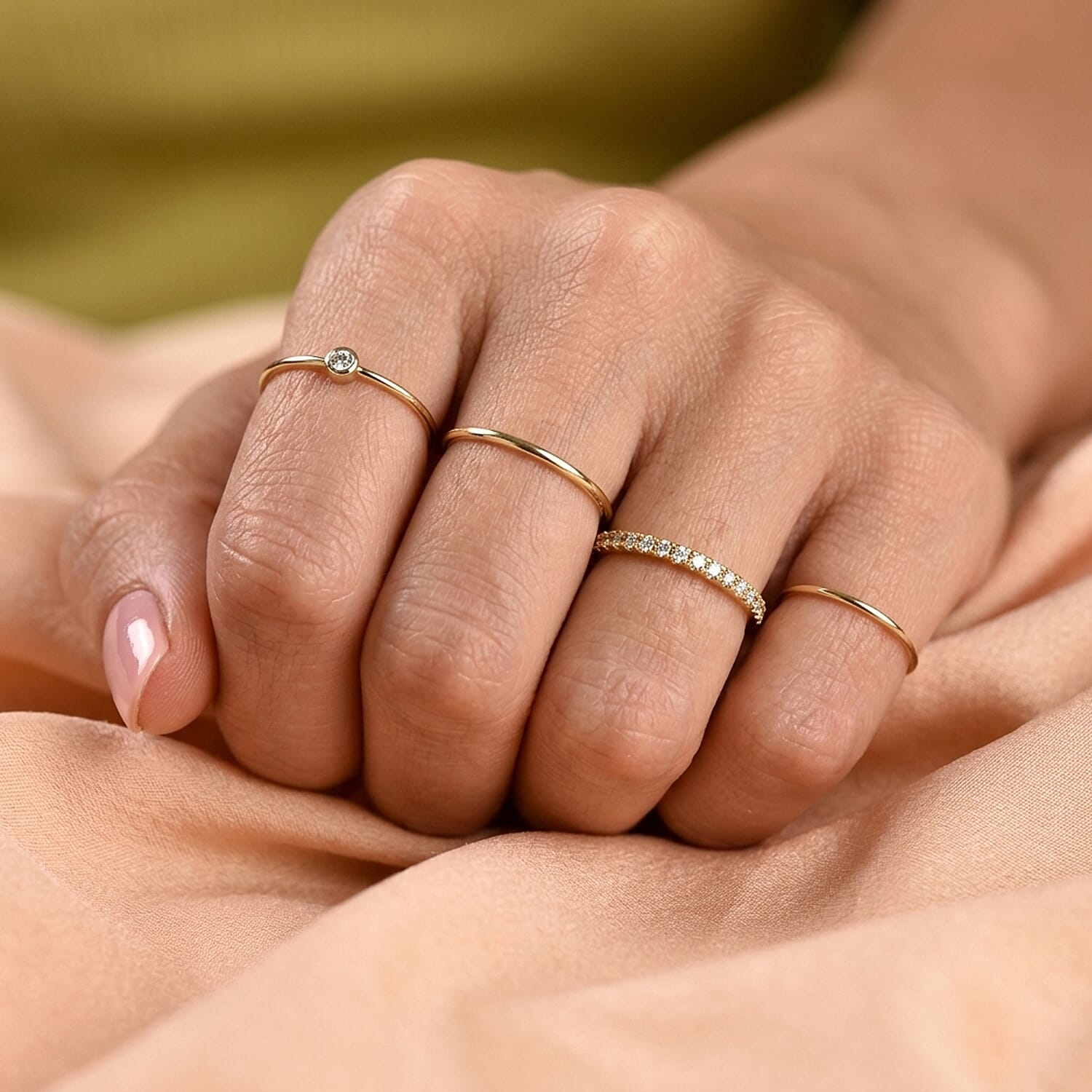 D'Joy Moissanite Band Ring in Sterling Silver 1.280 Ct.