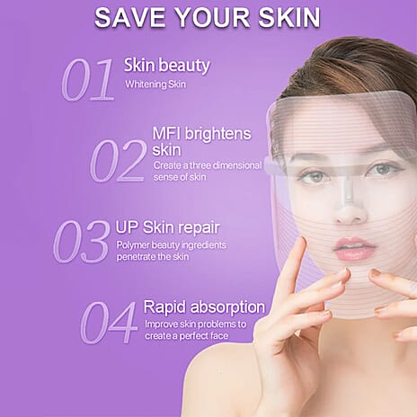 THE BEST VALUE BUY DEVICE - Erth Beauty Ultimate Skin Treatment 3 Colour Led Mask - Red, Blue and yellow LED lights