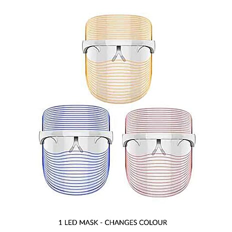THE BEST VALUE BUY DEVICE - Erth Beauty Ultimate Skin Treatment 3 Colour Led Mask - Red, Blue and yellow LED lights