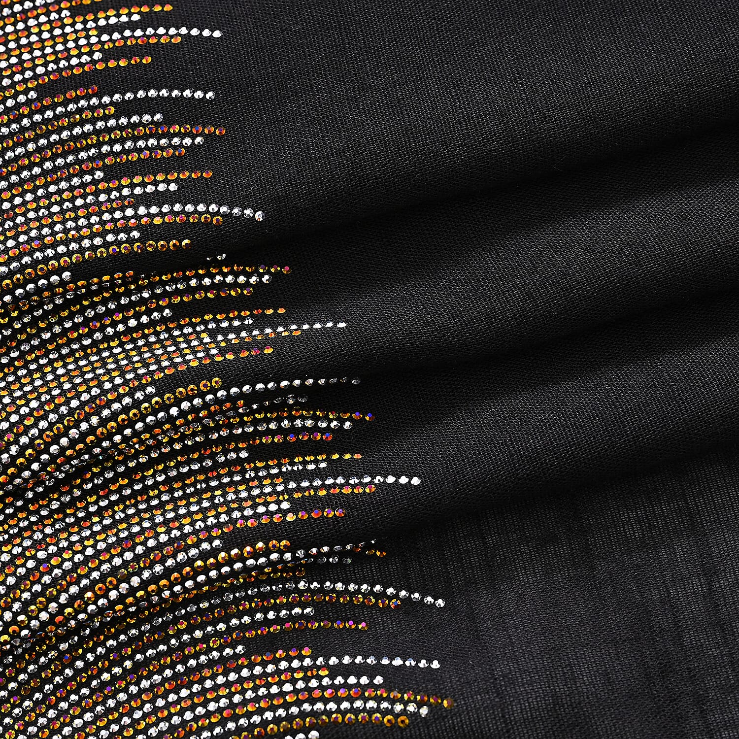 Limited Collection Sparkling Sequin Evening Shawl (70 x 180 cm) - Blue