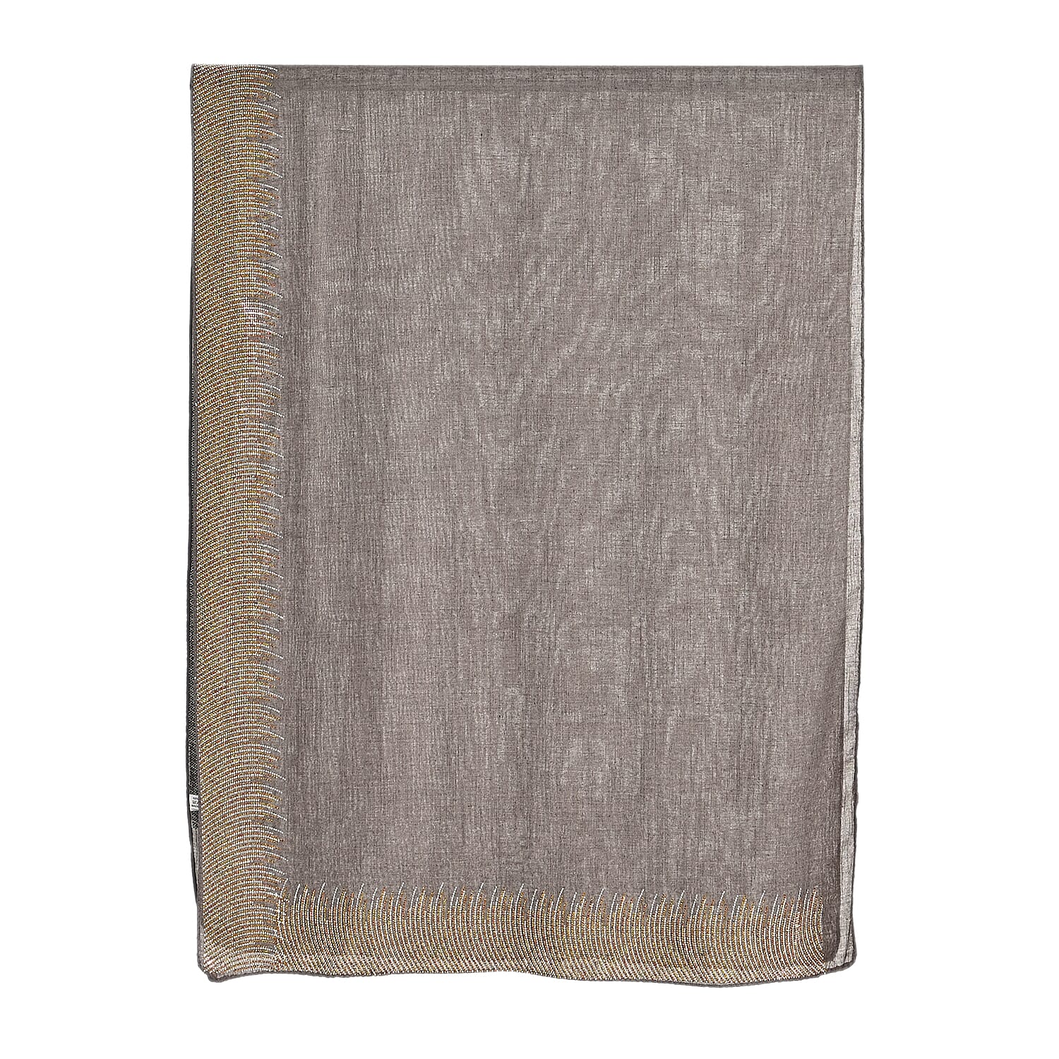 Limited Collection Sparkling Sequin Evening Shawl (70 x 180 cm) - Grey