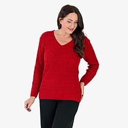 Sugar Crisp Acrylic Knitted Jumper