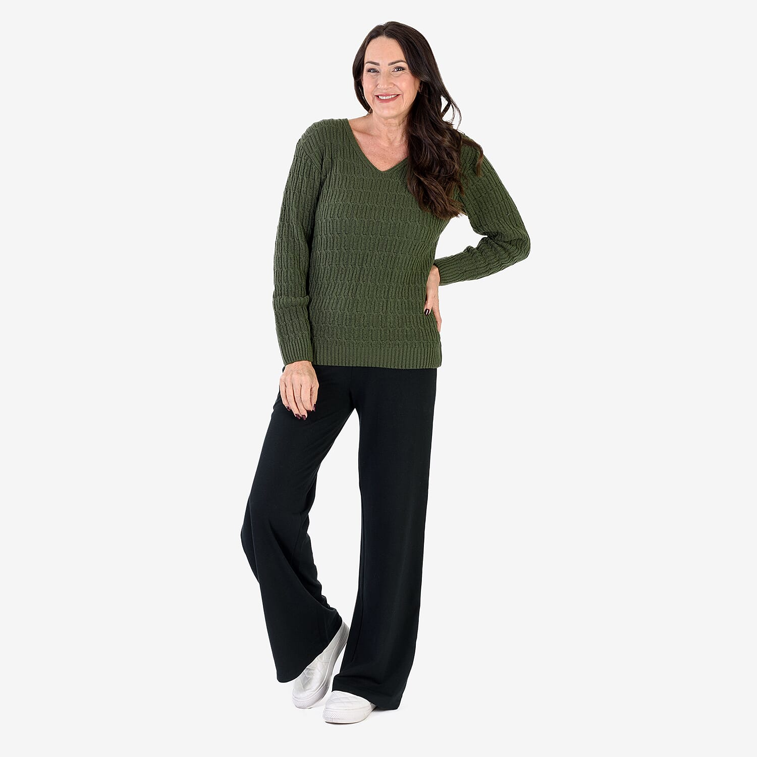 Sugar Crisp Acrylic Knitted Jumper