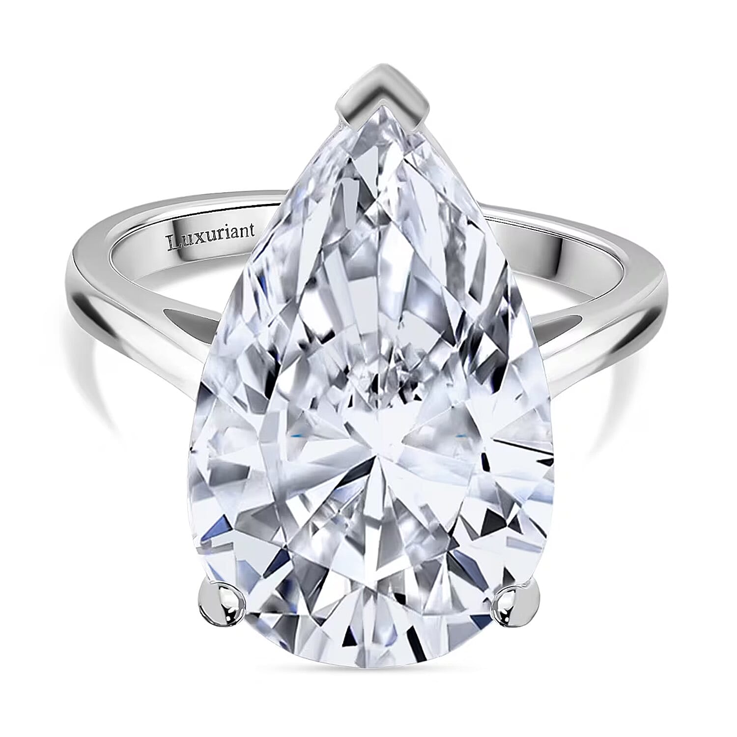 Collectors Edition - Luxuriant 950 Platinum IGI Certified Lab Grown Diamond (VS-EF) Ring 10.00 Ct, Platinum Wt. 7.21 Gms.