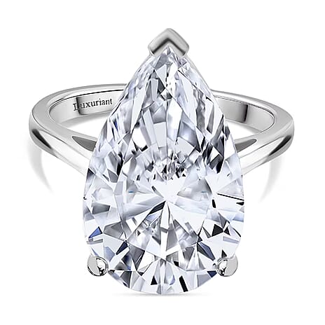 Collectors Edition - Luxuriant 950 Platinum IGI Certified Lab Grown Diamond (VS-EF) Ring 10.00 Ct, Platinum Wt. 7.21 Gms.