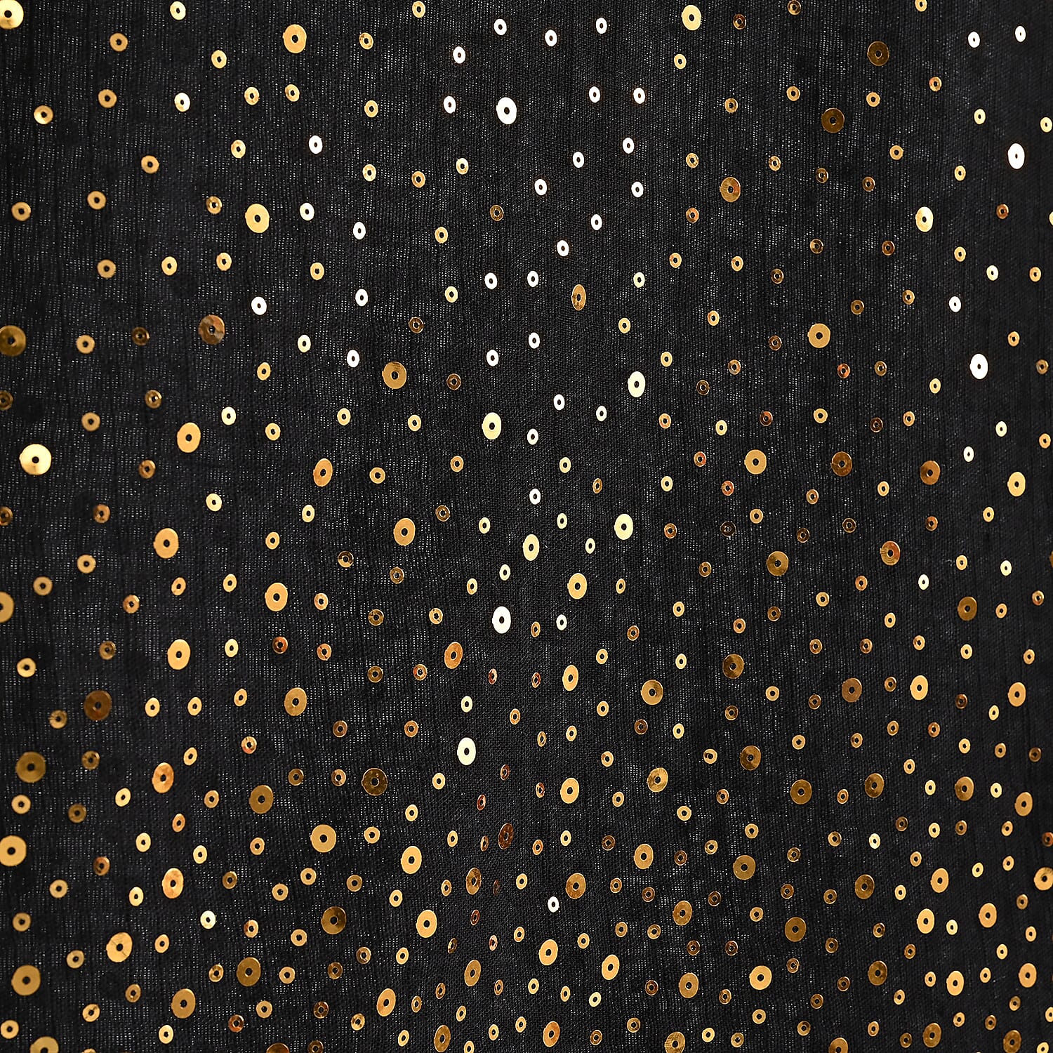 Limited Collection Sparkling Sequin Scarf (Size - One Size) - Black