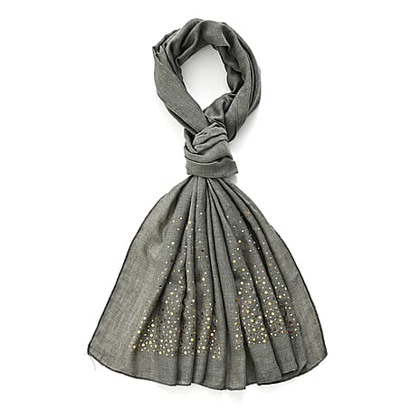 Limited Collection Sparkling Sequin Scarf (Size - One Size) - Green