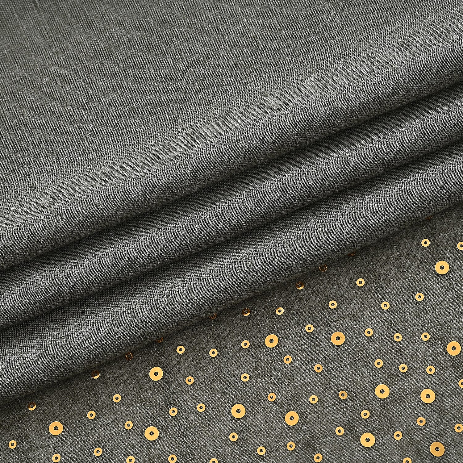 Limited Collection Sparkling Sequin Scarf (Size - One Size) - Green