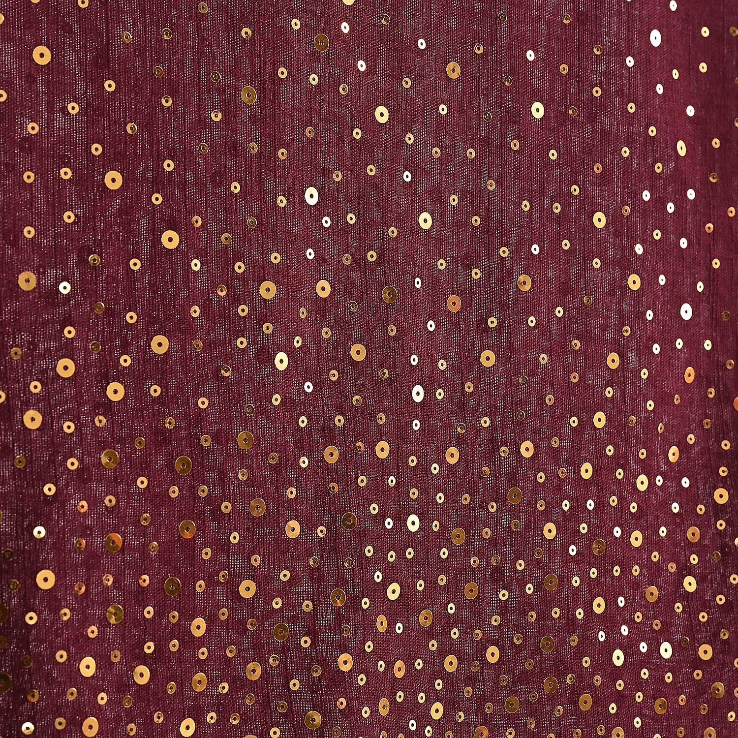 Limited Collection Sparkling Sequin Scarf (Size - One Size) - Purple