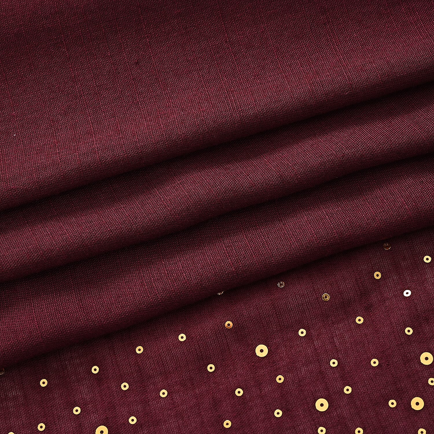 Limited Collection Sparkling Sequin Scarf (Size - One Size) - Purple