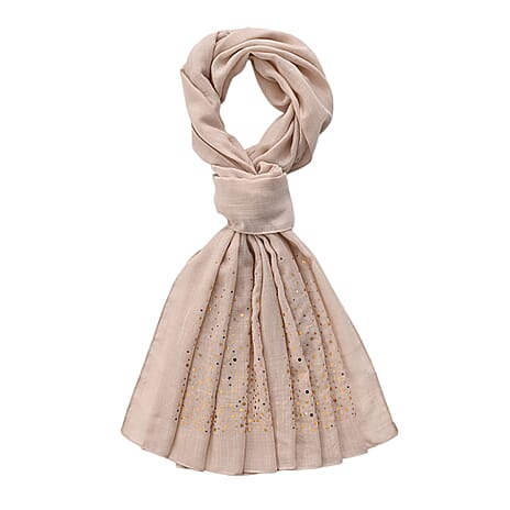 Limited Collection Sparkling Sequin Scarf (Size - One Size) - Grey