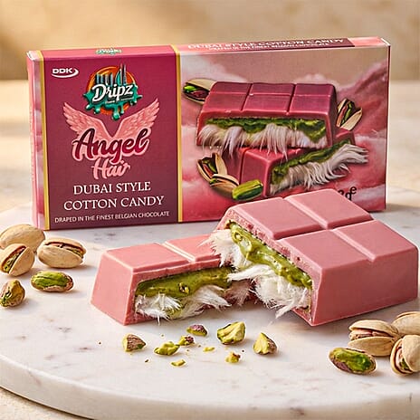 Angel Hair Dubai Style Cotton Candy - Pink