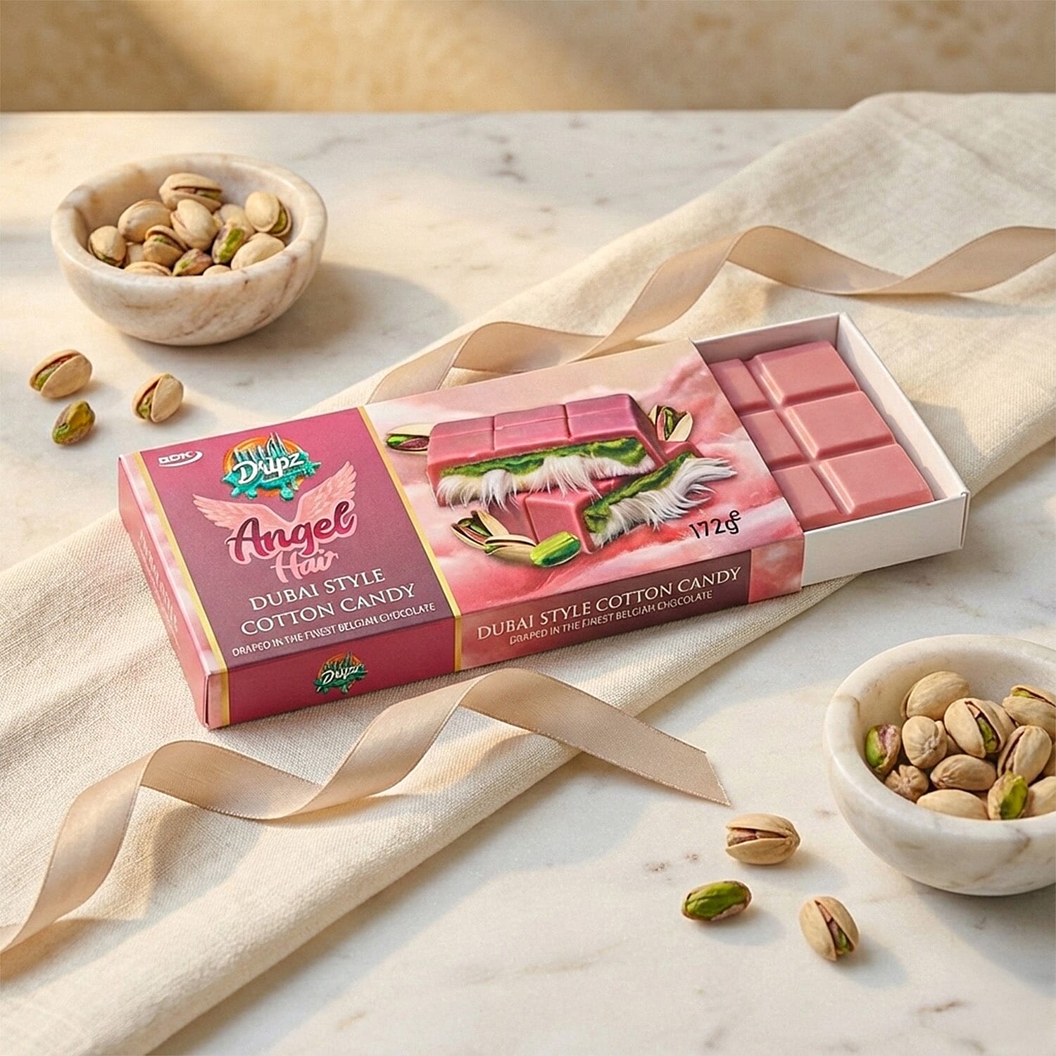 Angel Hair Dubai Style Cotton Candy - Pink