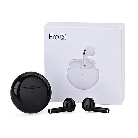 TWS True Wireless Earbuds - 150mAh Charging Case - 2-3 Hour Playtime - Black TWS True Wireless Earbuds - 150mAh Charging Case - 2-3 Hour Playtime - Black