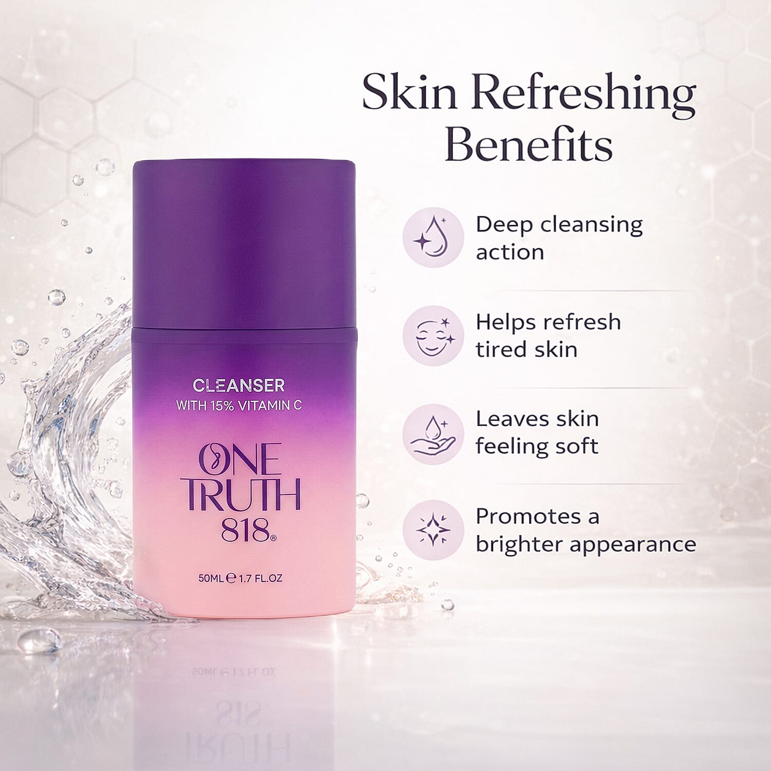 One Truth 818 Anti-Ageing Cleanser (50ml)