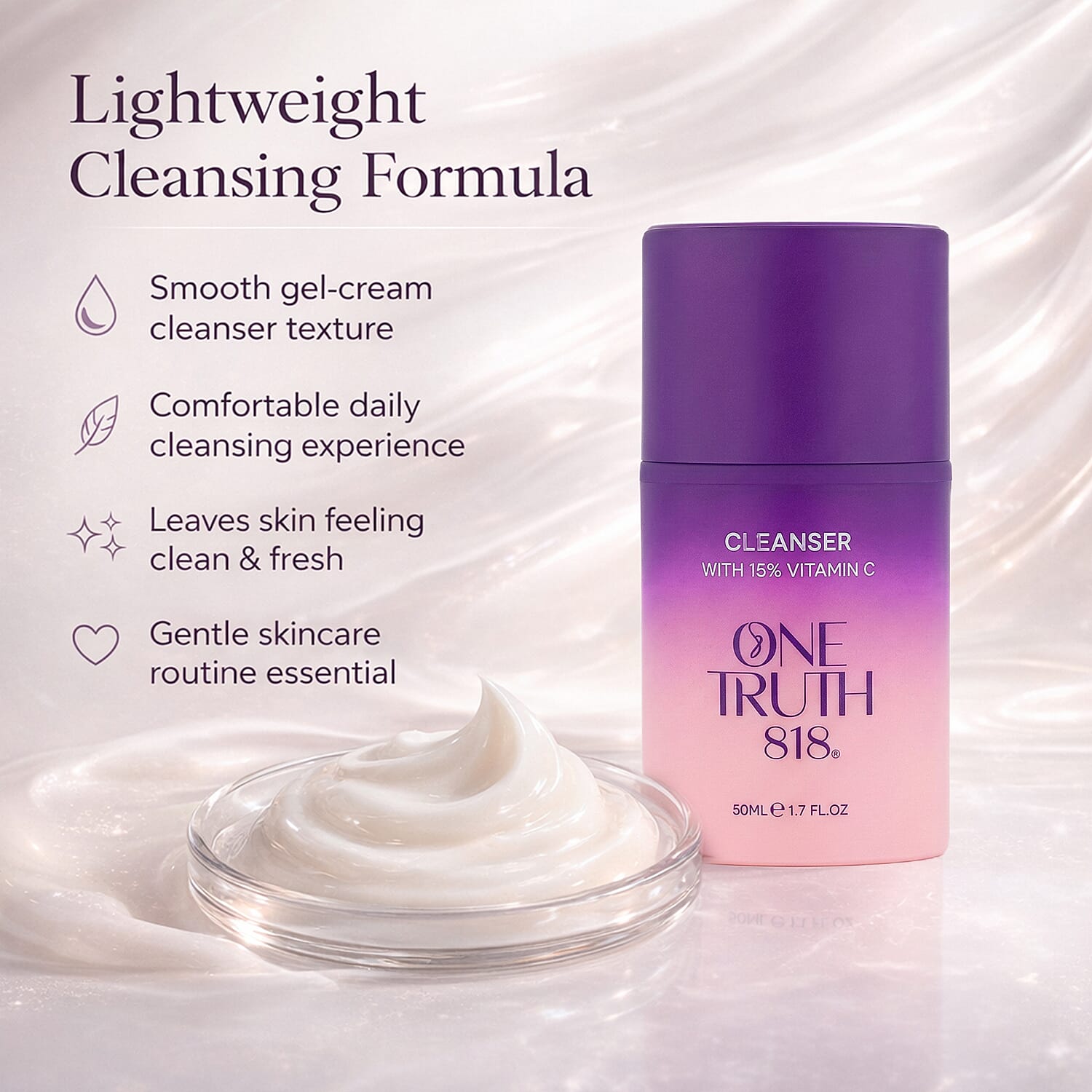 One Truth 818 Anti-Ageing Cleanser (50ml)