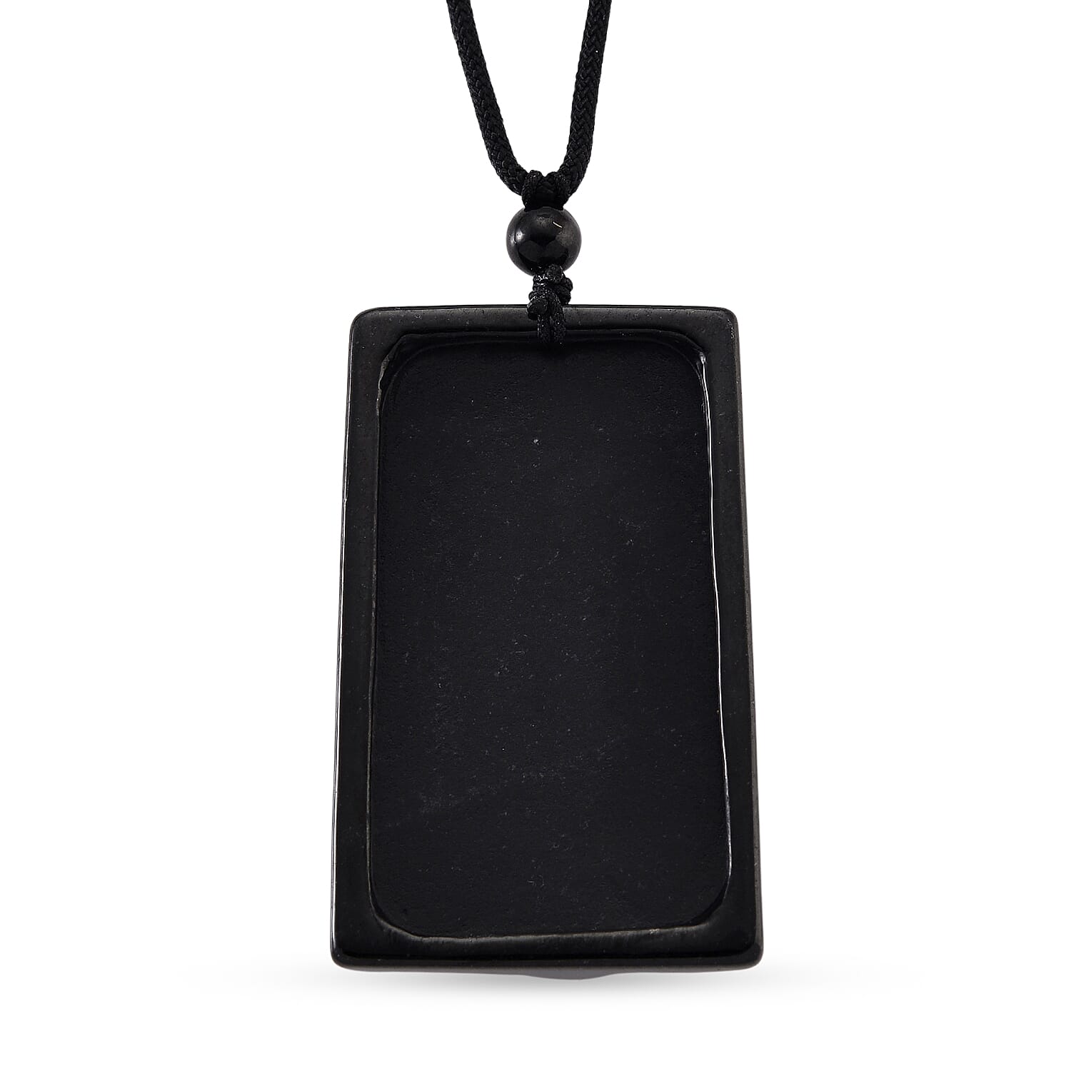 Black Jade Stone Necklace  125.000  Ct.