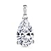 First Time Ever - LUXURIANT 7 Ct. Lab Grown Diamond Pear Cut Solitaire Pendant in 950 Platinum IGI Certified (VS-EF)