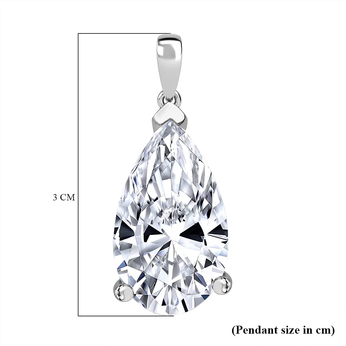 Luxuriant 950 Platinum IGI Certified Lab Grown Diamond (VS-EF) Pendant 7.00 Ct,