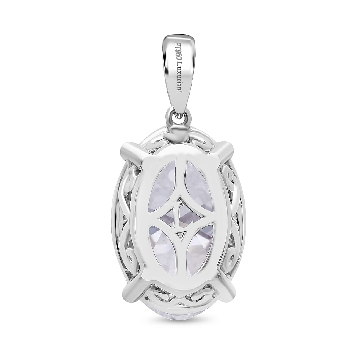 Luxuriant 950 Platinum IGI Certified Lab Grown Diamond (VS-EF) Pendant 7.00 Ct,