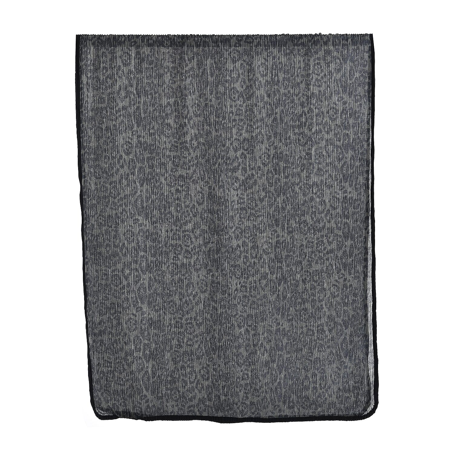 Limited Collection Leopard Print Sparkling Sequin Evening Shawl (180 x 70 cm) - Green