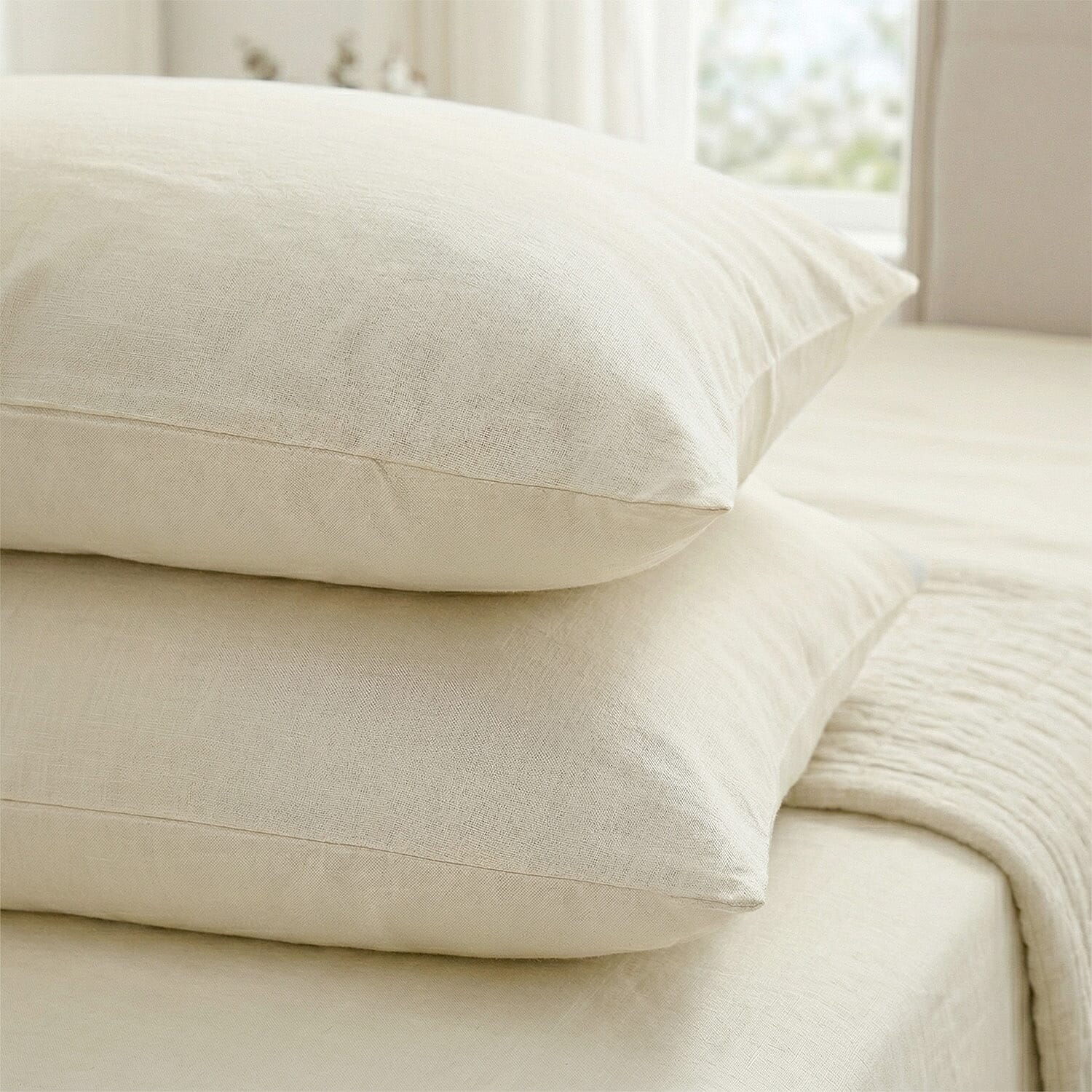 Hush Haven - Set of 4 Copper Infused Duvet Cover with 2 Pillowcases - Fitted Sheet