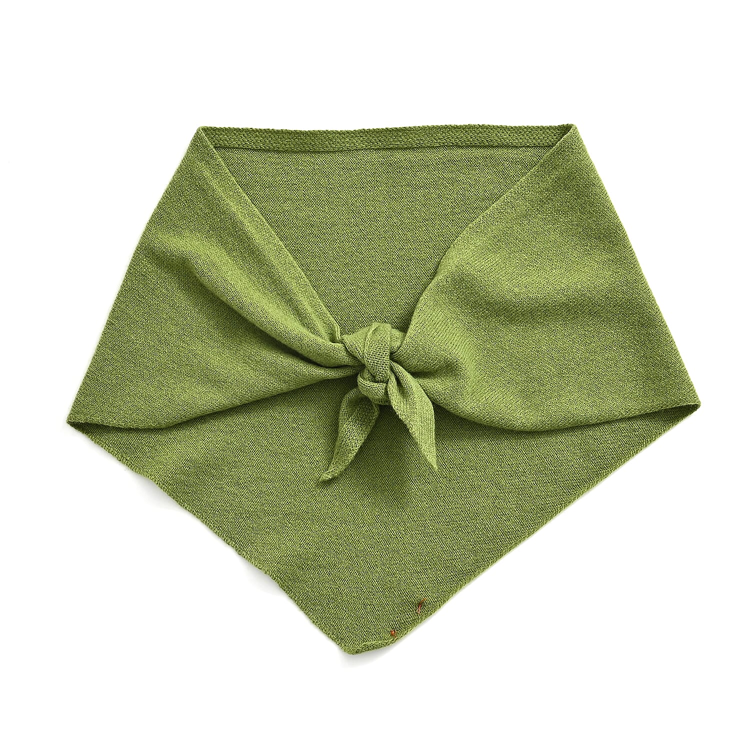 La Marey 100% Super Soft Wool Triangle Neck Scarf (103 x 34cm, One Size) - Green