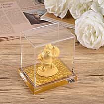 24K Yellow Gold Santa Claus Ornament