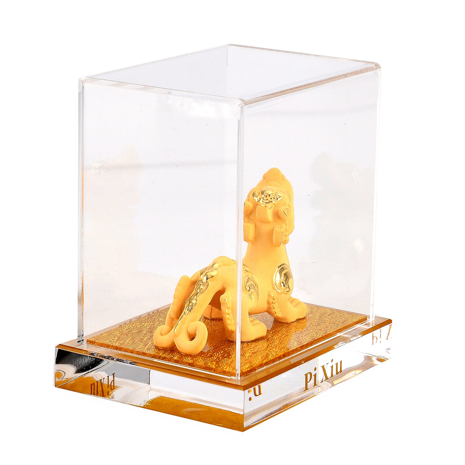 24K Yellow Gold Pixiu Ornament