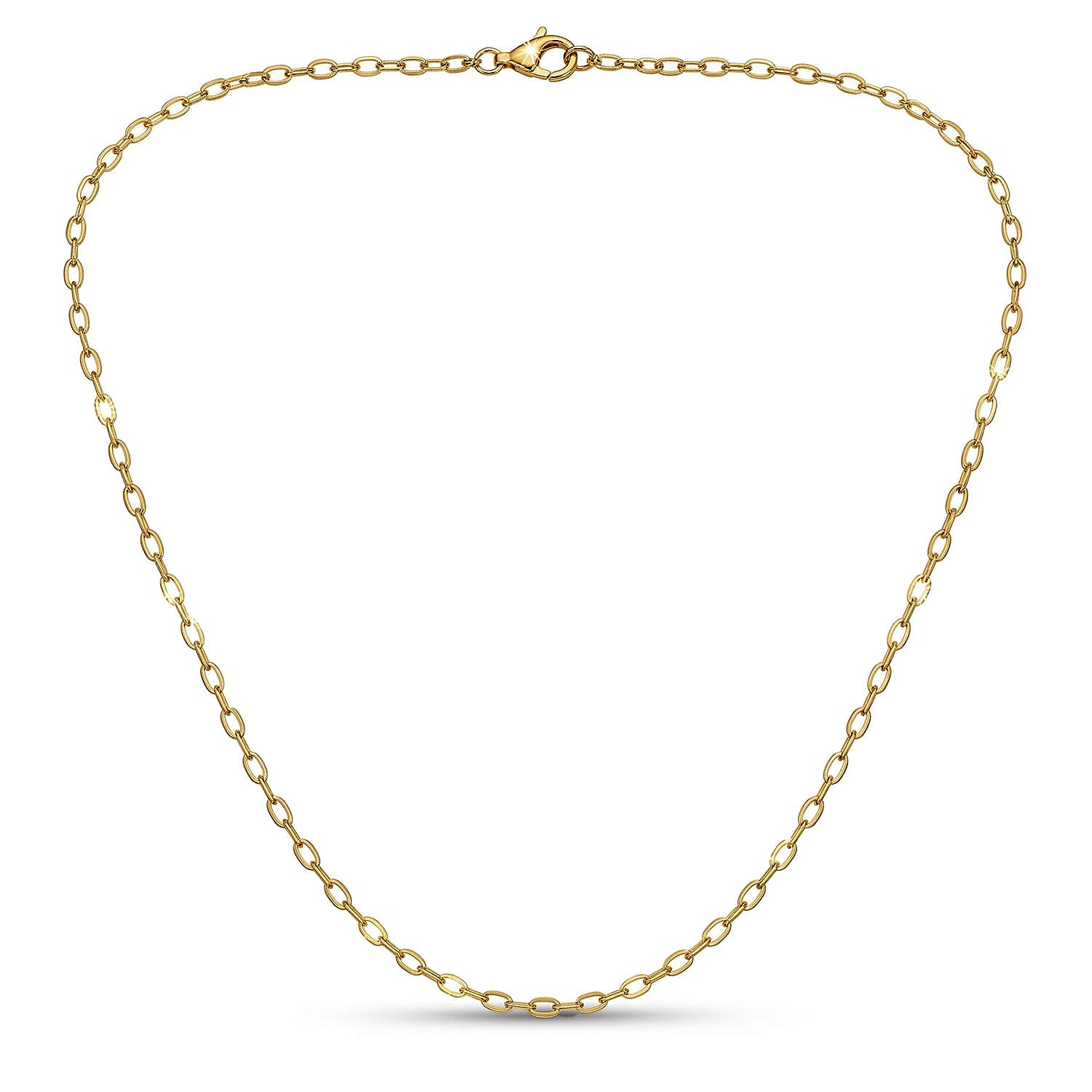 Close Out Deal - Sterling Silver Romy Chain with Spring Ring Clasp
