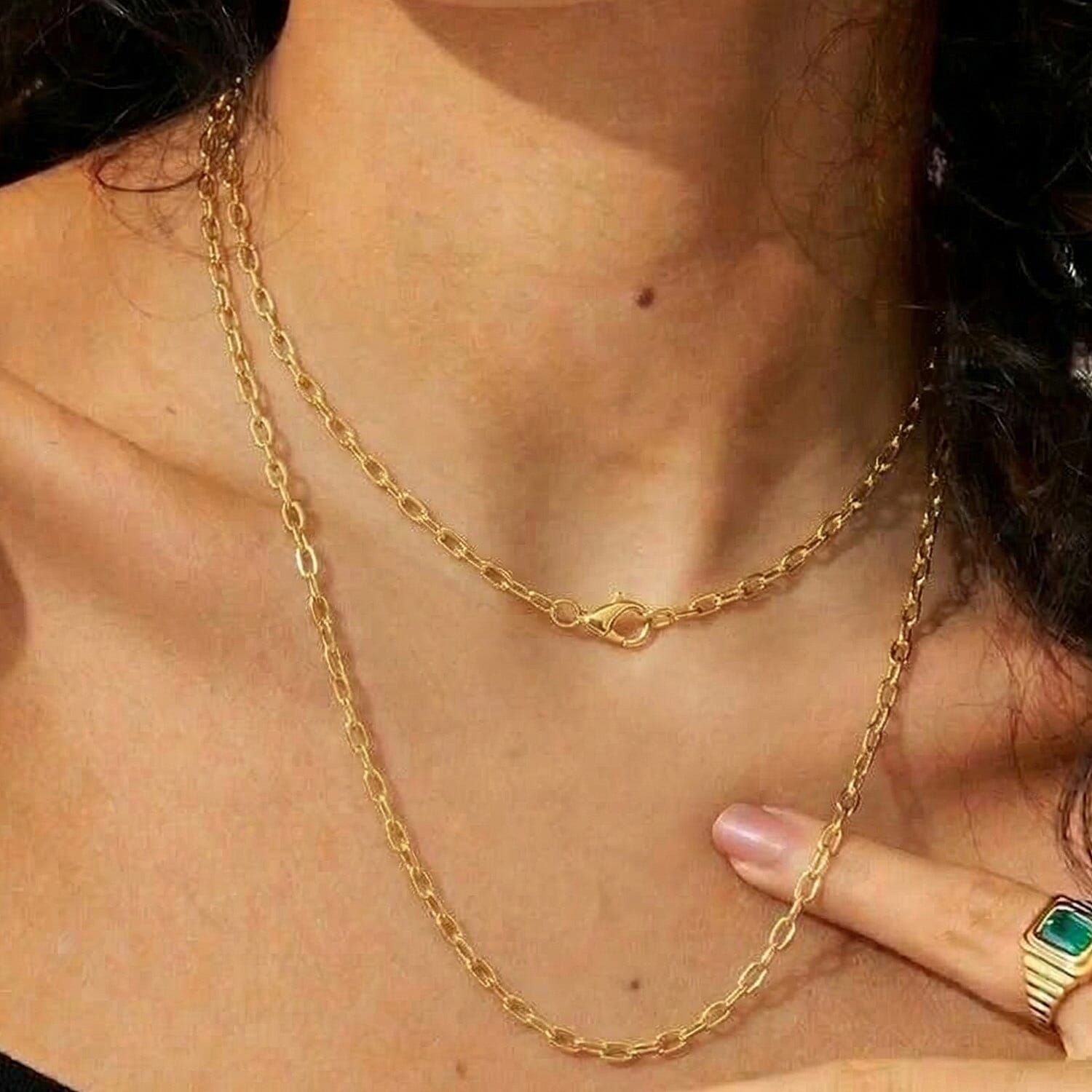 Close Out Deal - Sterling Silver Romy Chain with Spring Ring Clasp