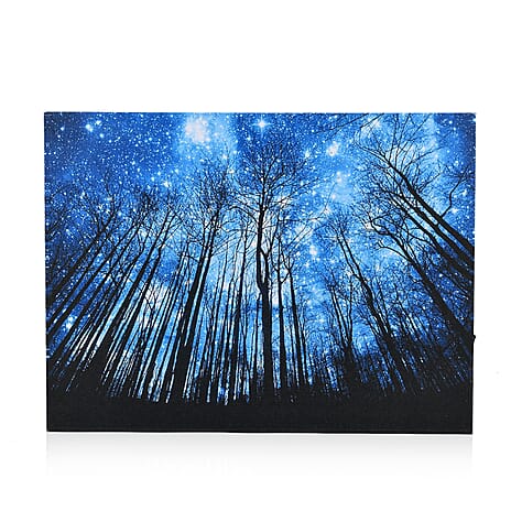 Bliss - Beyond Under the Stars (Blue Forest Landscape) Wall Art (30x40cm)
