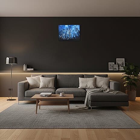 Bliss - Beyond Under the Stars (Blue Forest Landscape) Wall Art (30x40cm)