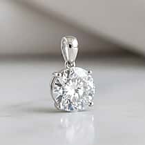 LUXURIANT 5 Ct. Lab Grown Diamond Brilliant Cut Solitaire Pendant in 950 Platinum IGI Certified (VS/EF)