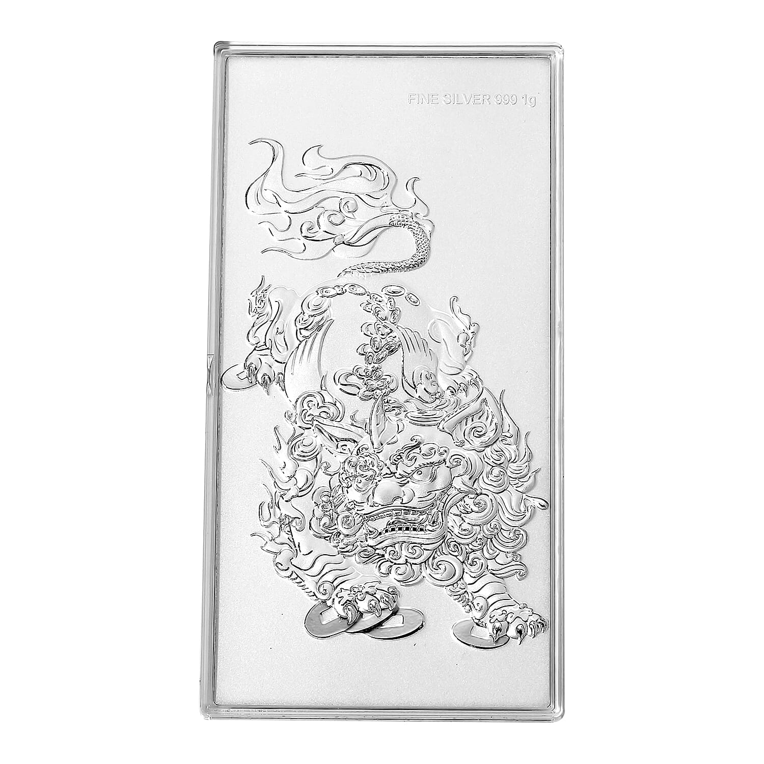 999 Sterling Silver Pixiu Bar