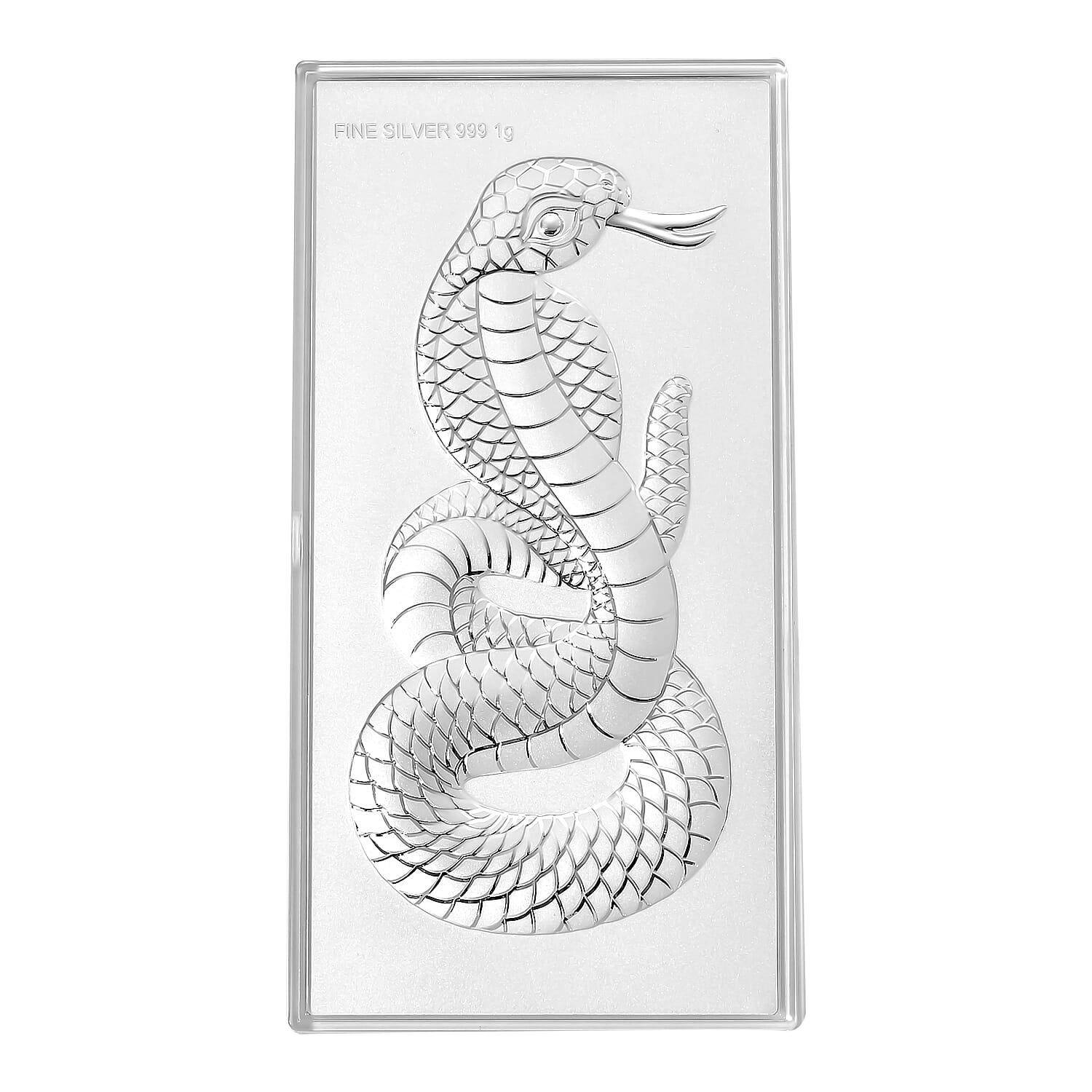 999 Sterling Silver Snake Bar