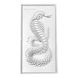 White Silver (99.9% Purity) Embossed Unicorn Collectable