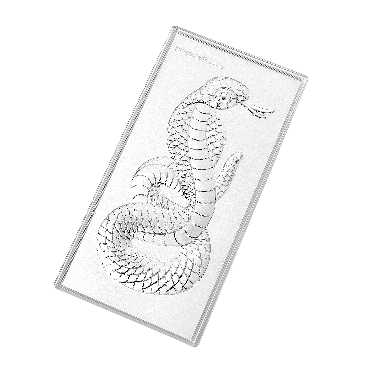 999 Sterling Silver Snake Bar