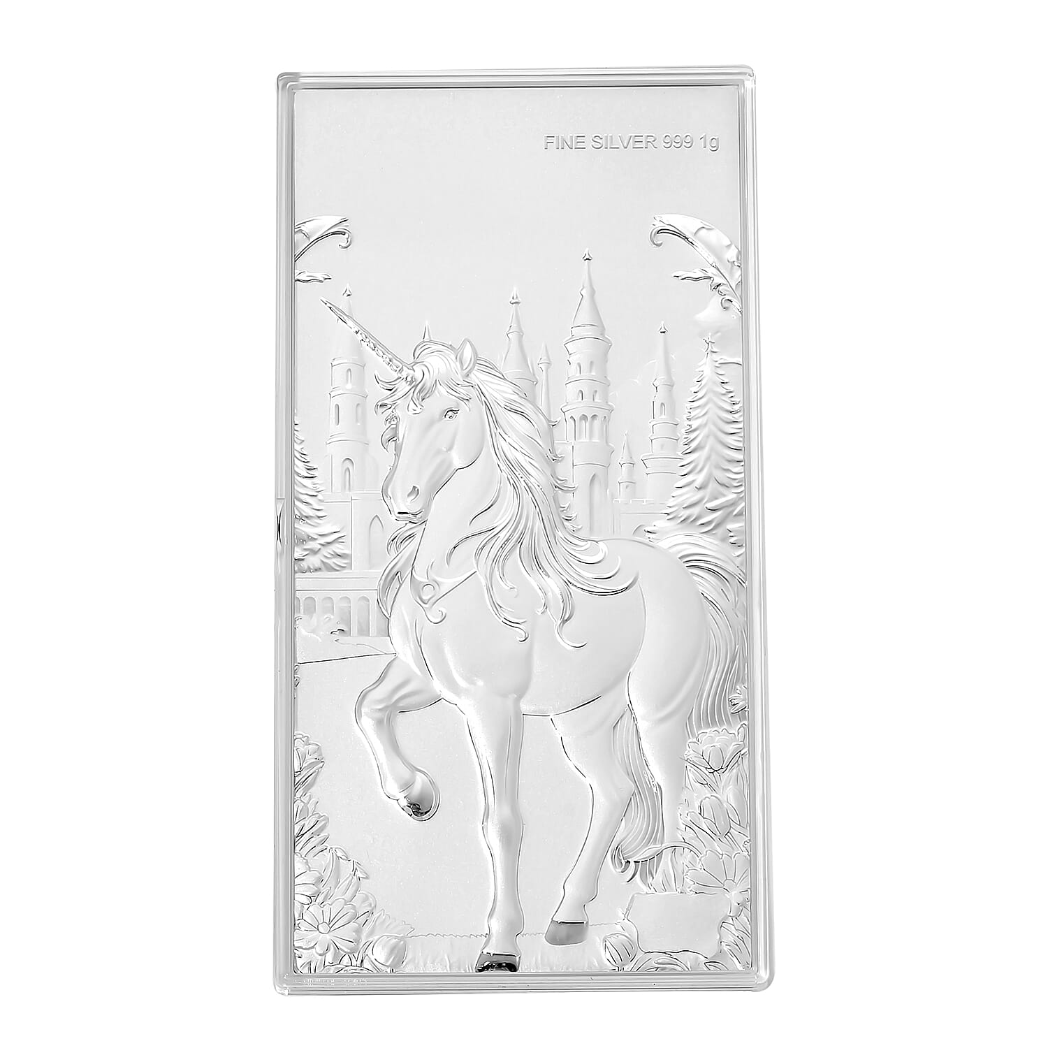 999 Sterling Silver Unicorn Bar