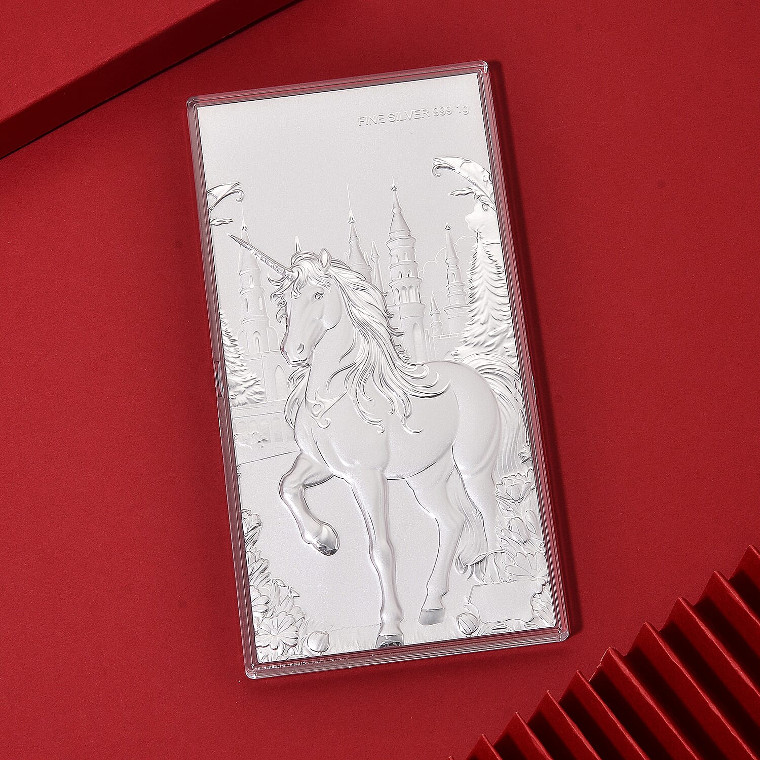 999 Sterling Silver Unicorn Bar