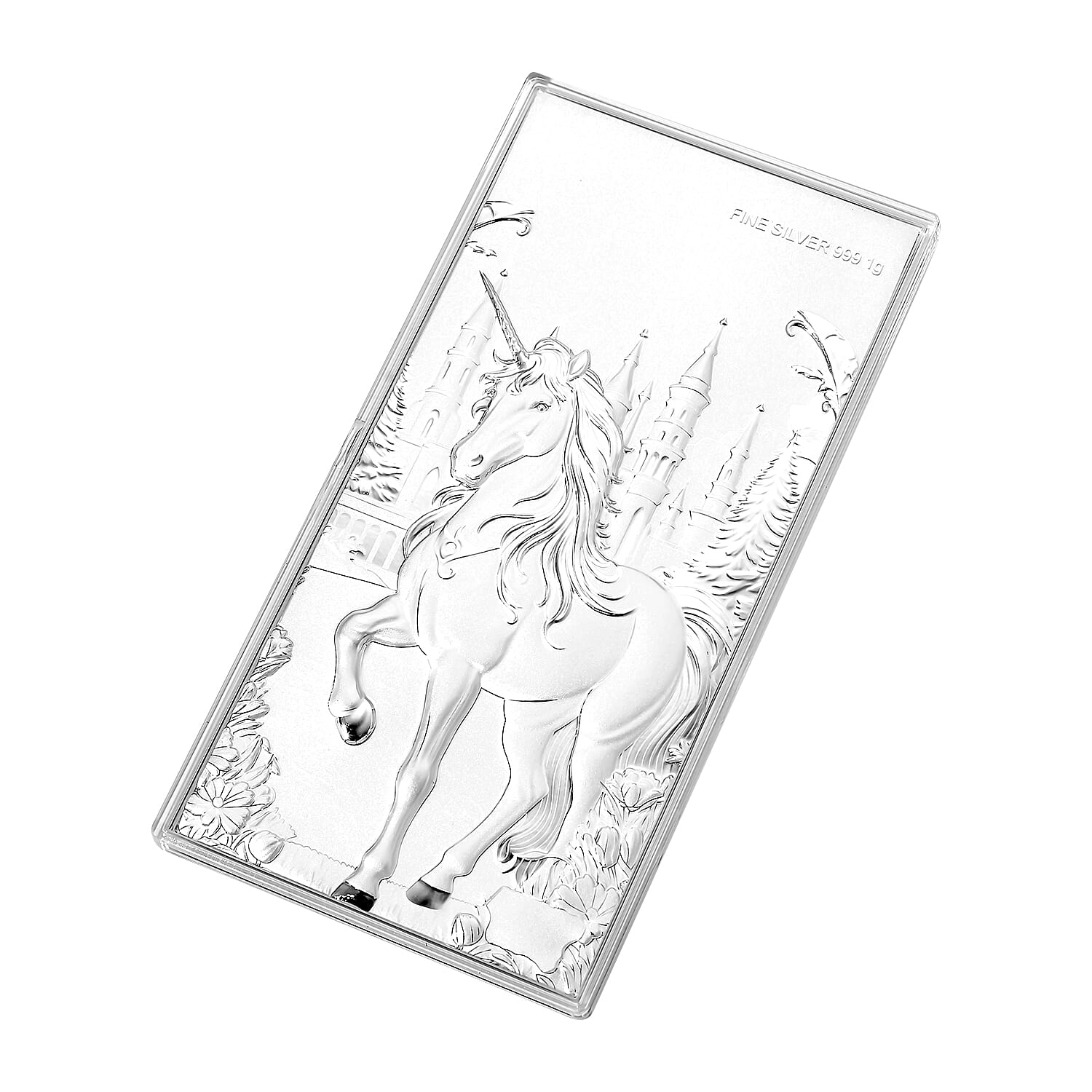 999 Sterling Silver Unicorn Bar