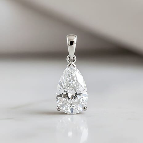 Black Friday Doorbuster Deal - Luxuriant 950 Platinum IGI Certified Lab Grown Diamond (VS-EF) Pendant 5.02 Ct.