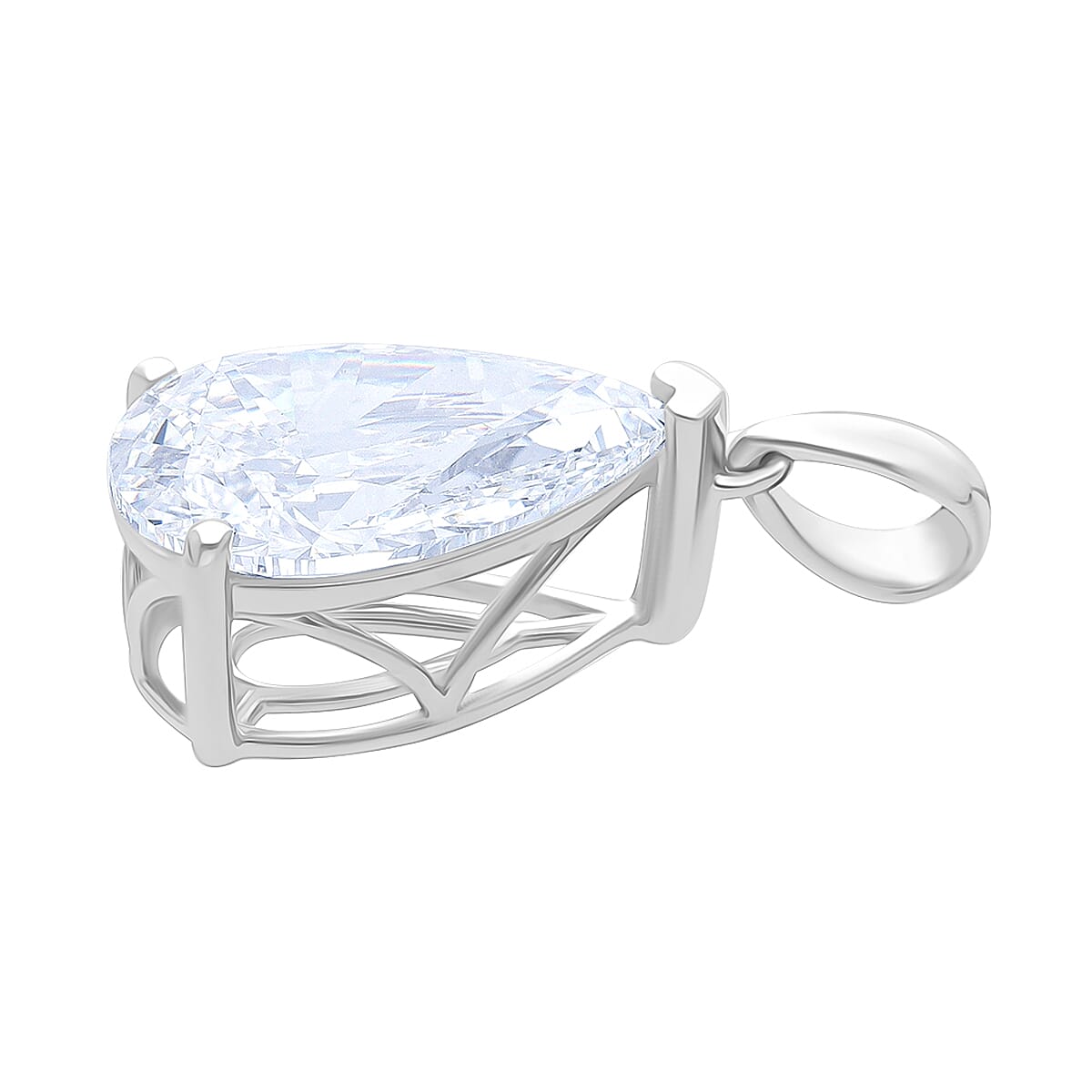 Black Friday Doorbuster Deal - Luxuriant 950 Platinum IGI Certified Lab Grown Diamond (VS-EF) Pendant 5.02 Ct.