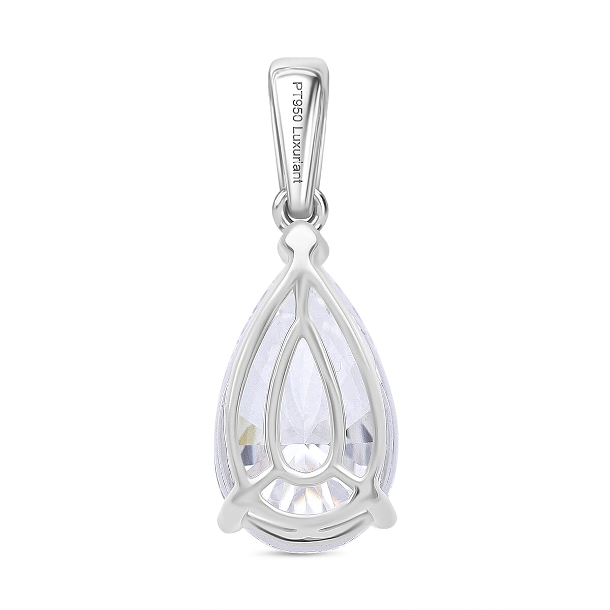 Black Friday Doorbuster Deal - Luxuriant 950 Platinum IGI Certified Lab Grown Diamond (VS-EF) Pendant 5.00 Ct.