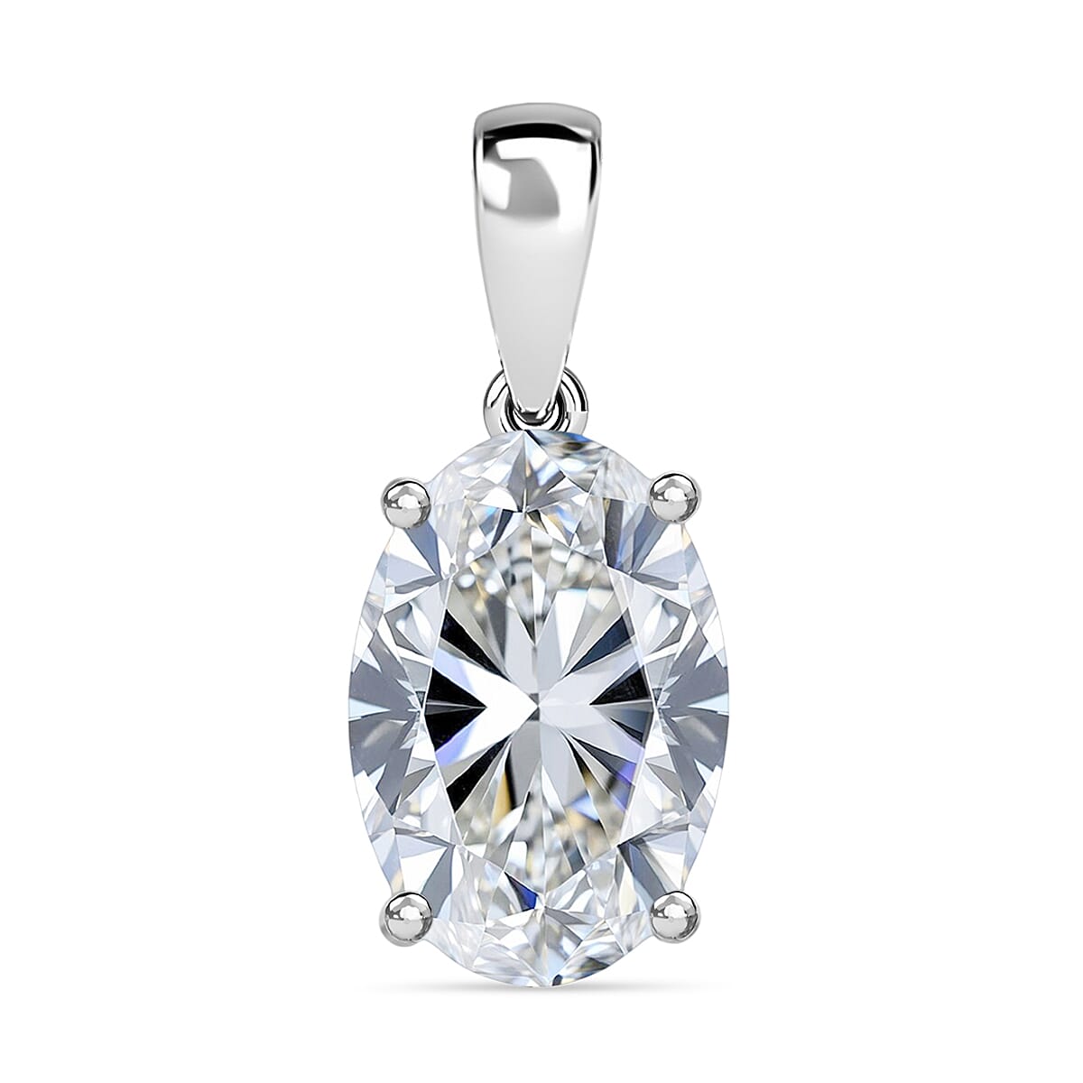 Luxuriant 950 Platinum IGI Certified Lab Grown Diamond (VS-EF) Pendant 5.00 Ct.