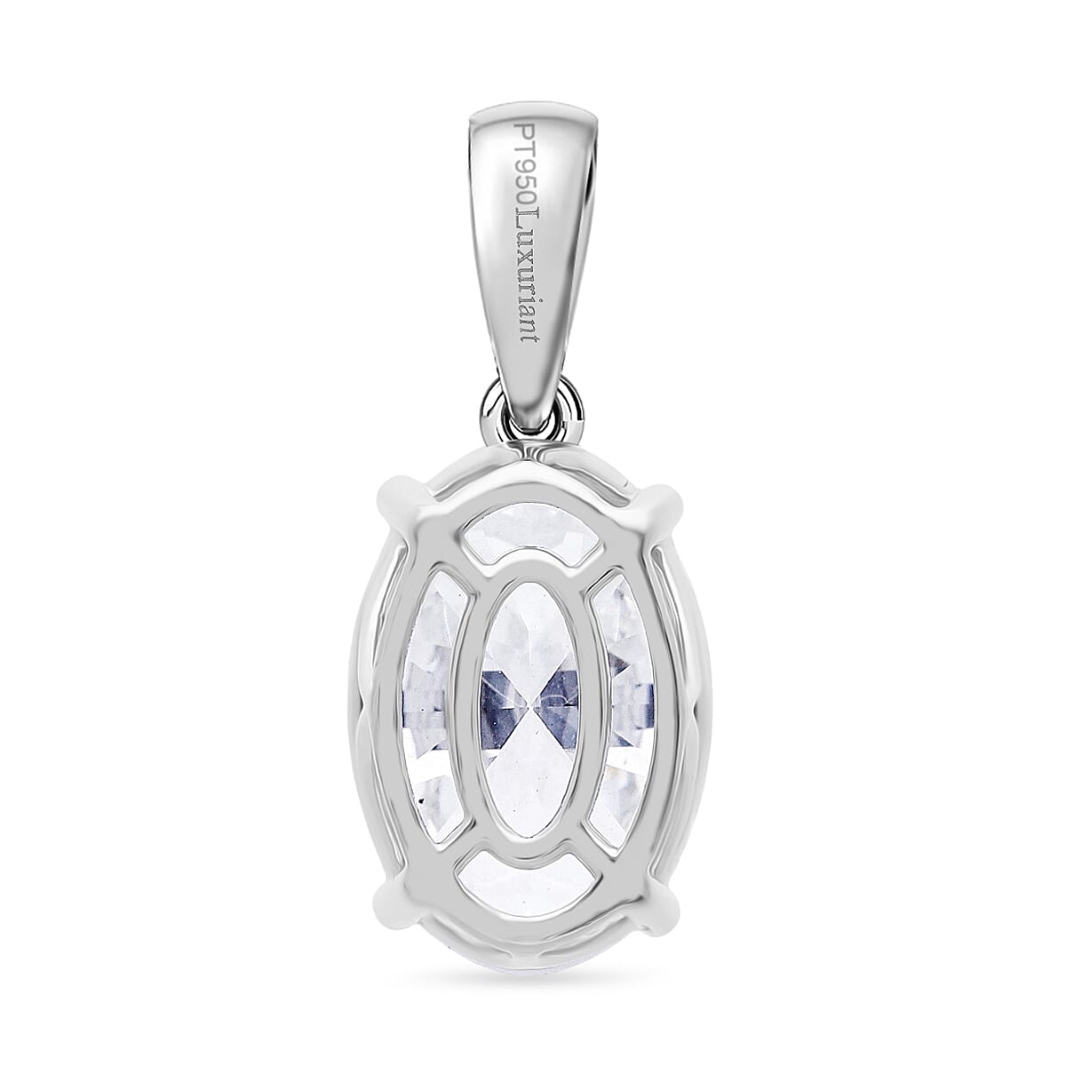 Luxuriant 950 Platinum IGI Certified Lab Grown Diamond (VS-EF) Pendant 5.00 Ct.