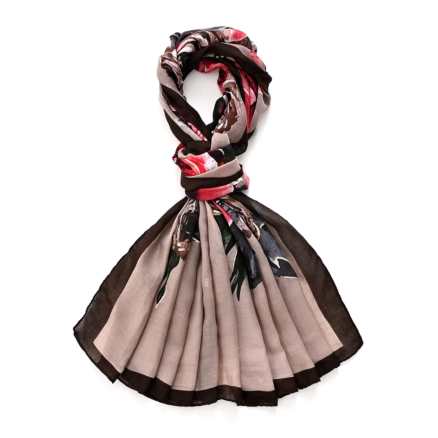 Limited Collection Scarf (Size - One Size) - Coffee