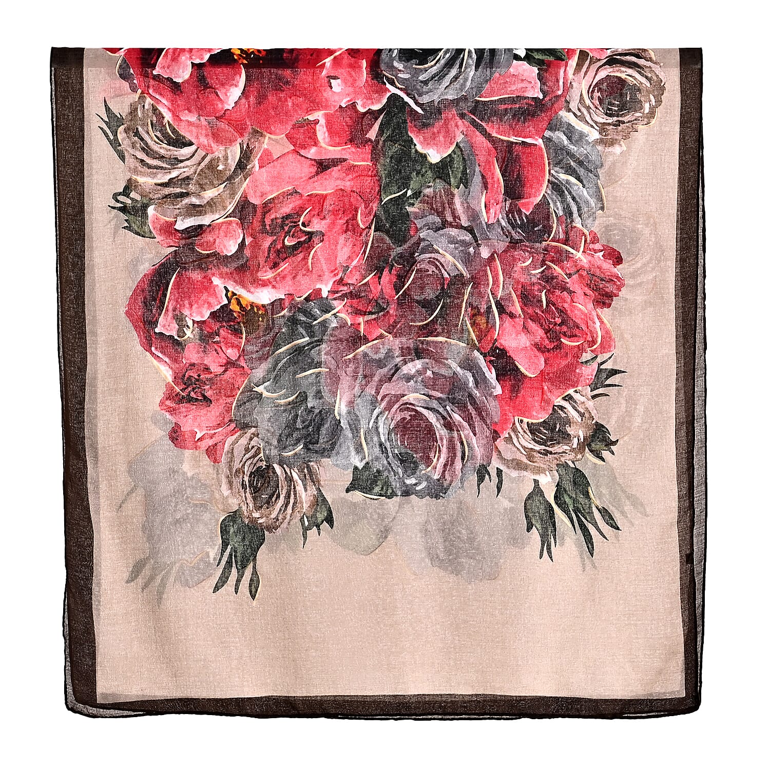 Limited Collection Scarf (Size - One Size) - Coffee